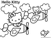 Disegni Hello Kitty da colorare