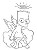 Disegni cartoons: Bart Simpson